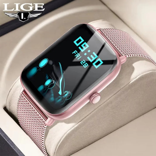 2024 LIGE Smart Watch For Woman Heart Rate Monitoring Men Sport Watches IP68 Waterproof Women Smartwatch Reloj Inteligente Mujer