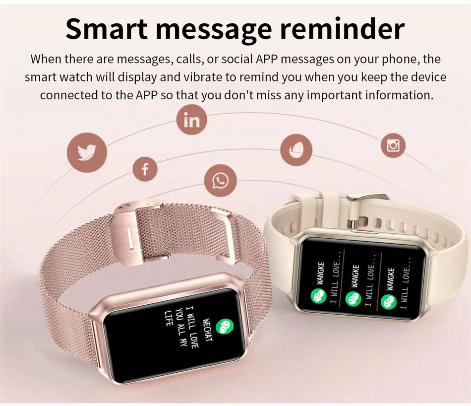 2024 New 1.57 Inch Smartwatch Women Waterproof Sports Bracelet Health Monitoring Bluetooth Call Smart Watch Men Women For Xiaomi