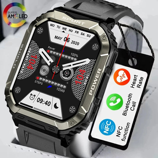 2024 New High Definition Bluetooth Call High end Men's Smart Watch Fitness Sports Blood Oxygen Measurement Chip Waterproof Men's