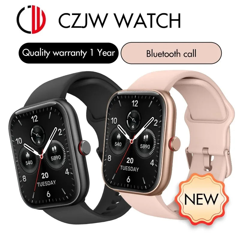 2024 New IDW20 Smart Watches For Men Women Bluetooth Call Smartwatch Build-in Alexa 5ATM IP68 Waterproof Heart Rate