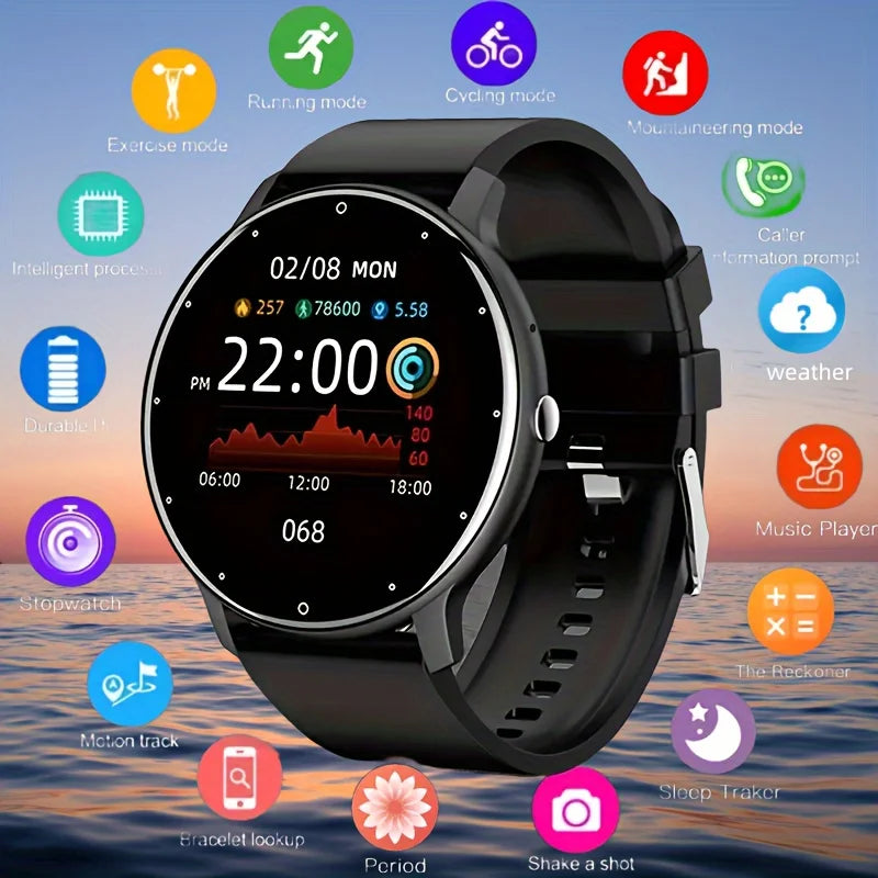 2024 Smart Watch Men Women Bluetooth Call Sleep Health Monitor Smart Watch Sport GPS Track Tracking Smartwatch For Android IOS