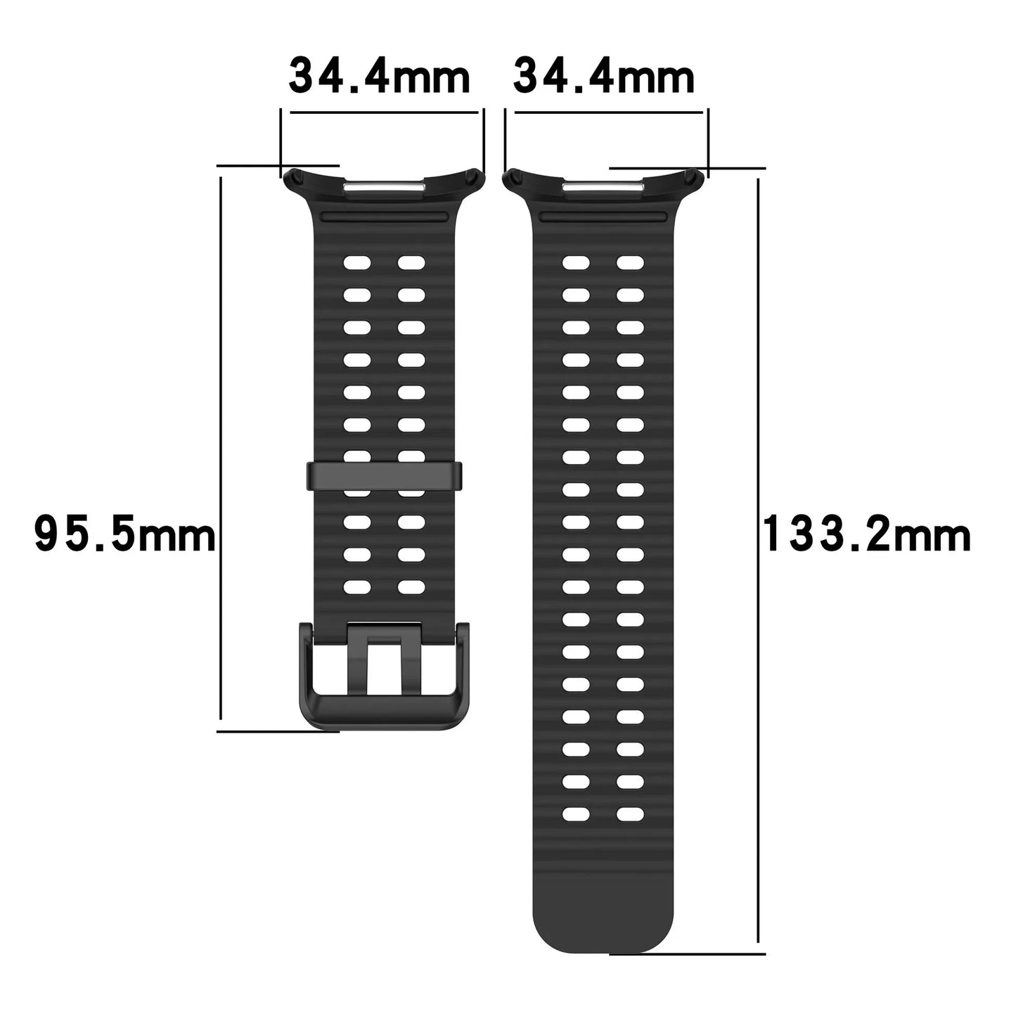 Galaxy Watch Ultra Marine Band Accessories Silicone Sport Bracelet correa For Samsung Galaxy Watch 7 Ultra 47mm Original Strap