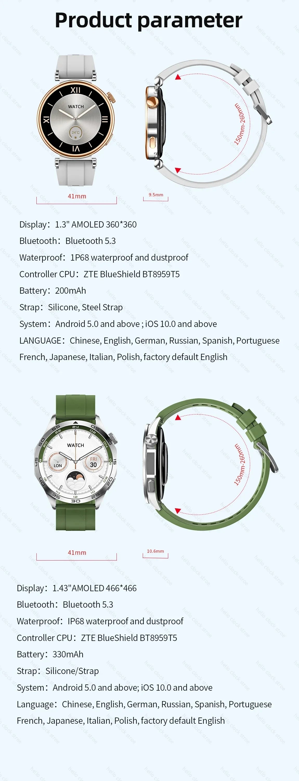 For Huawei GT 4 Pro Plus Smart Watch Men Women AMOLED NFC Compass Bluetooth Call IP68 Waterproof Smartwatch 2024 For IOS Android