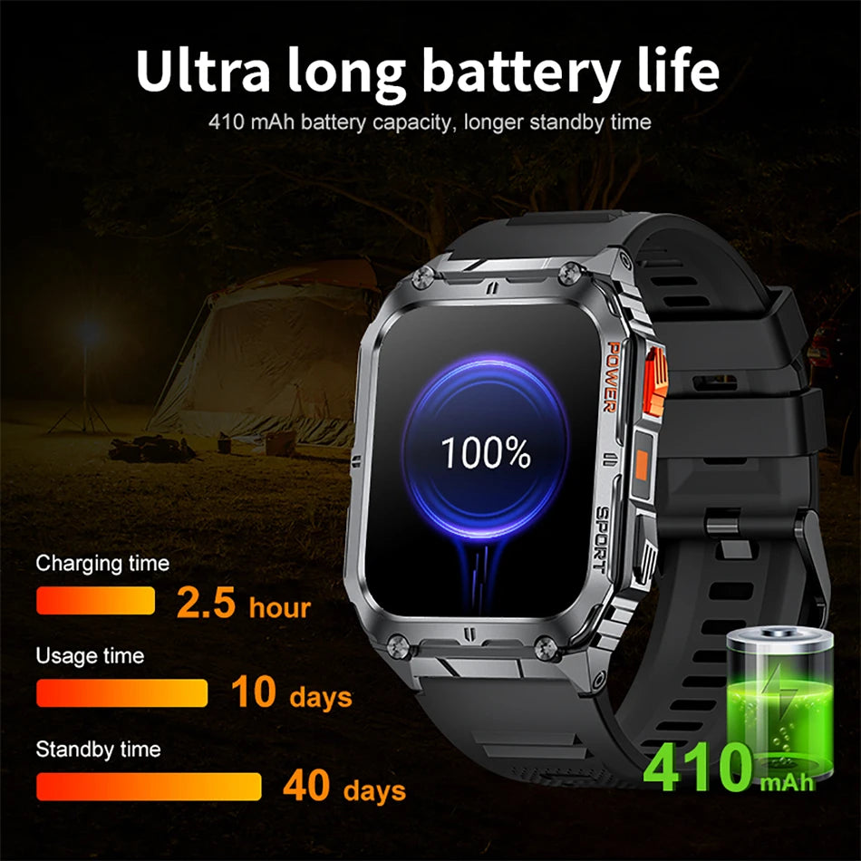 LIGE Smart Watch 2024 Men SOS Multiple Sport Watches Blood Oxygen Pressure Emotion Monitoring Watch Men Smartwatch For Xiaomi