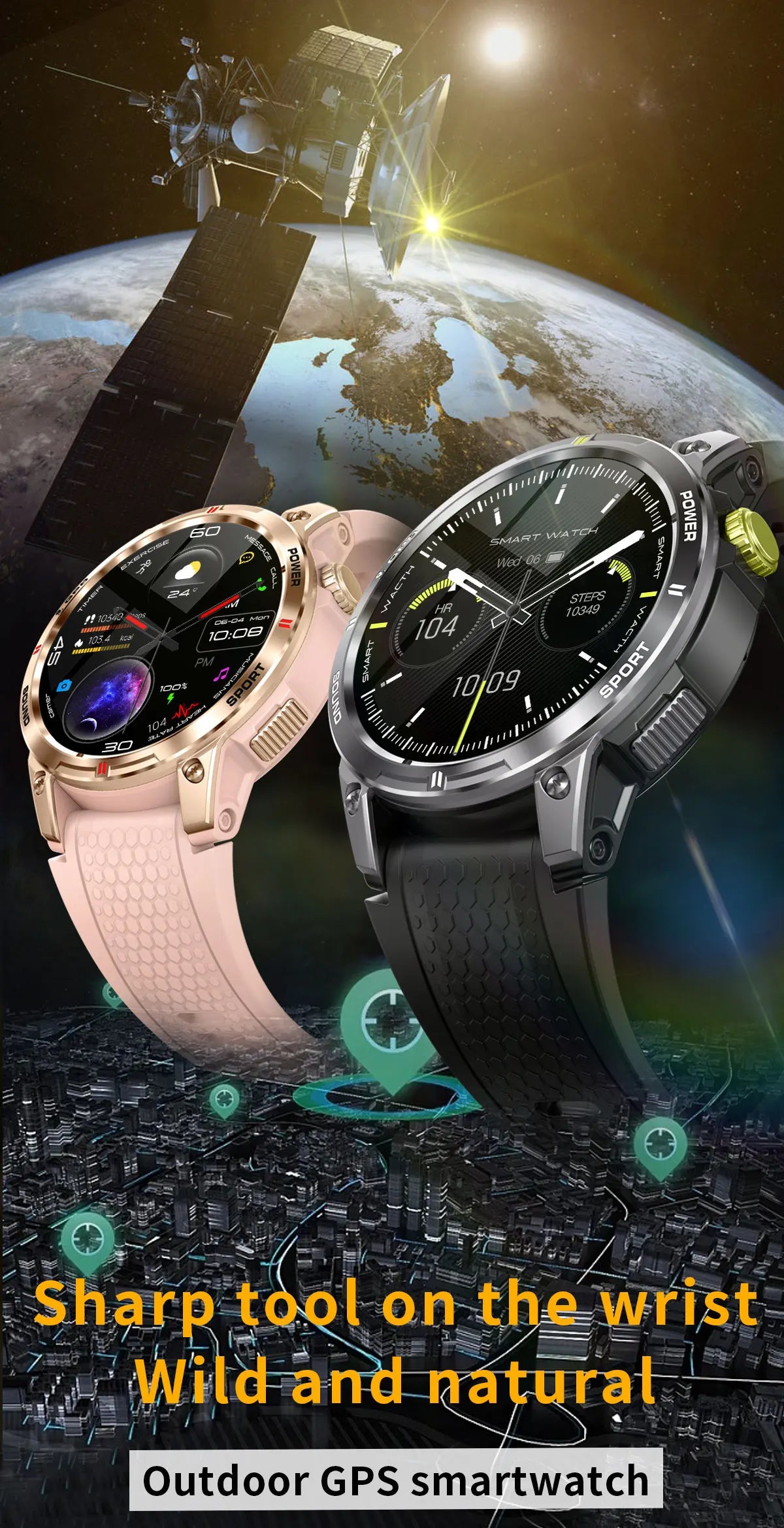 2024 New GPS Smart watch for men 1.508" AMOLED 466*466  HD Bluetooth calling smartwatch Suitable for Android ios smart watches