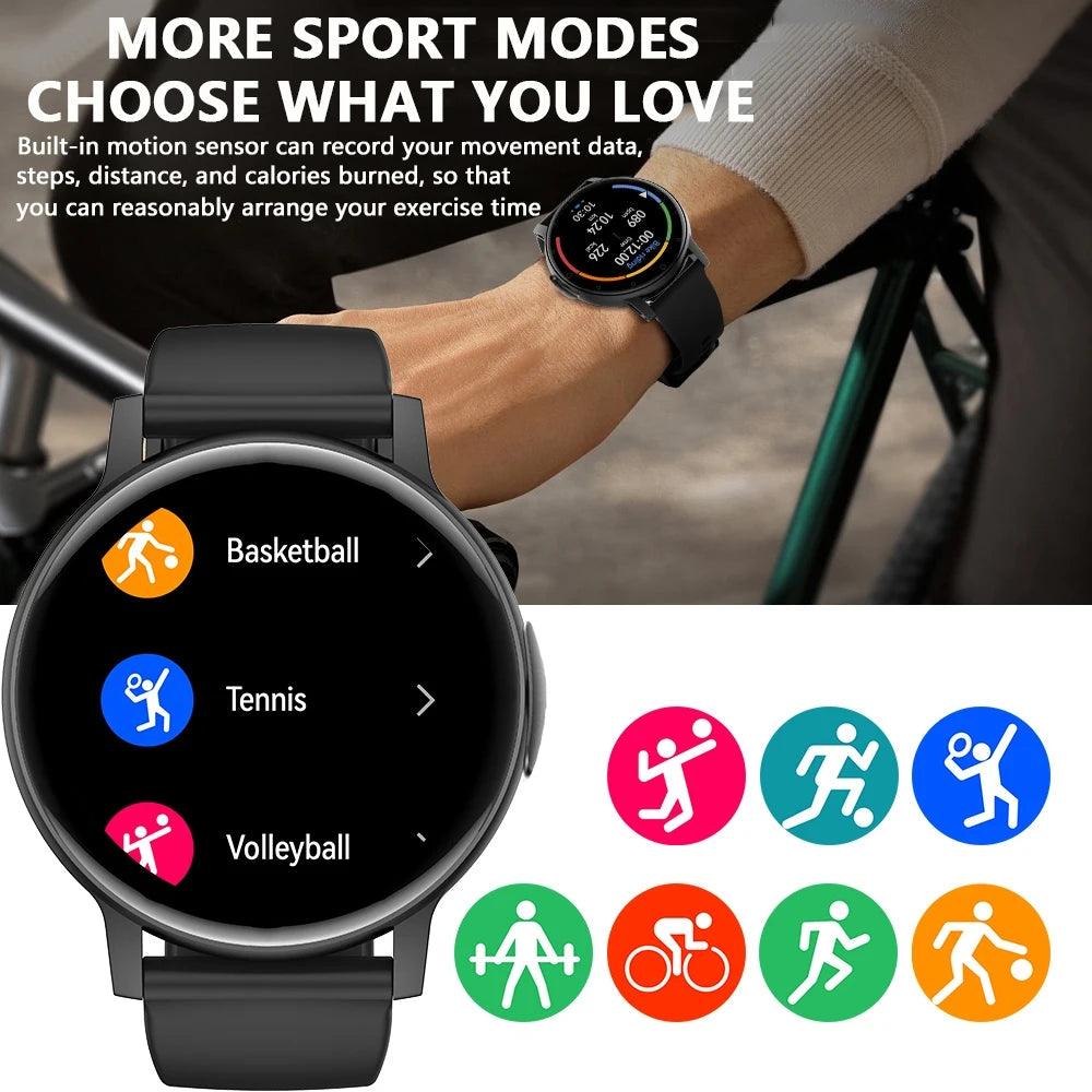 2024 New GPS Sport Tracker Smartwatch Women Full Touch HD Screen Watch Waterproof Bluetooth Call Smart Watch Men For Android IOS