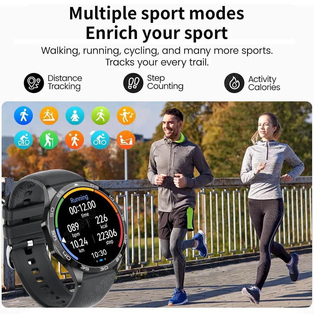 2024 New For Huawei Smart Watch Men Watch 4 Pro+ 1.50 Inch HD Screen Bluetooth Call ECG Heart Rate Health Monitoring Smartwatch