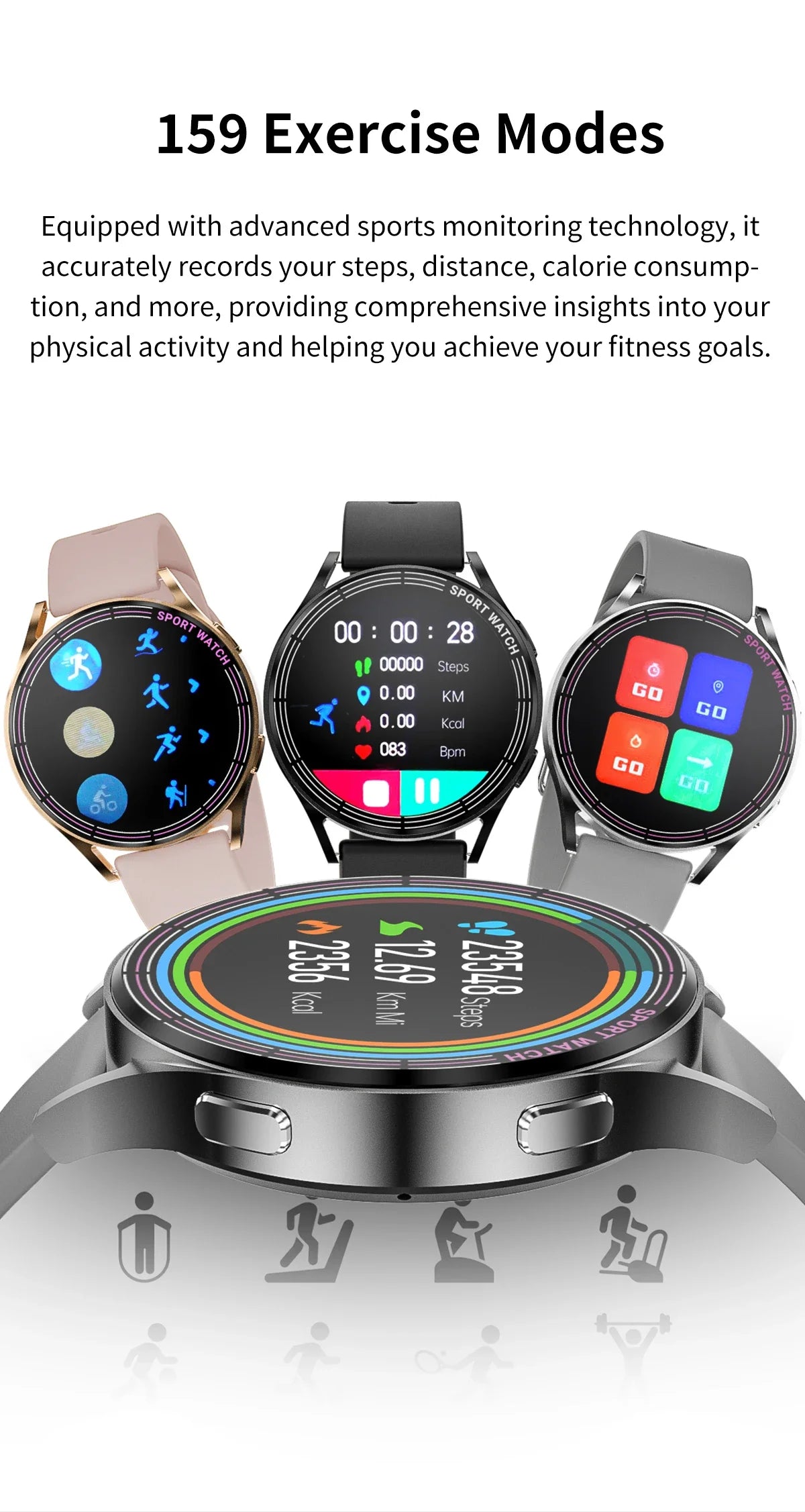 Zordai OD5 Pro For Samsung Galaxy Watch 6 GPS Trajectory Smart Watch 2024 NEW Bluetooth Call Heart Rate ECG SmartWatch For Men