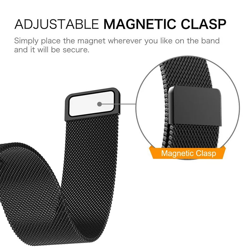 Milanese Loop Magnetic Strap For Samsung Galaxy Watch 7 Ultra 47mm Metal Statinless Steel Bracelet Galaxy Watch Ultra 47mm Band