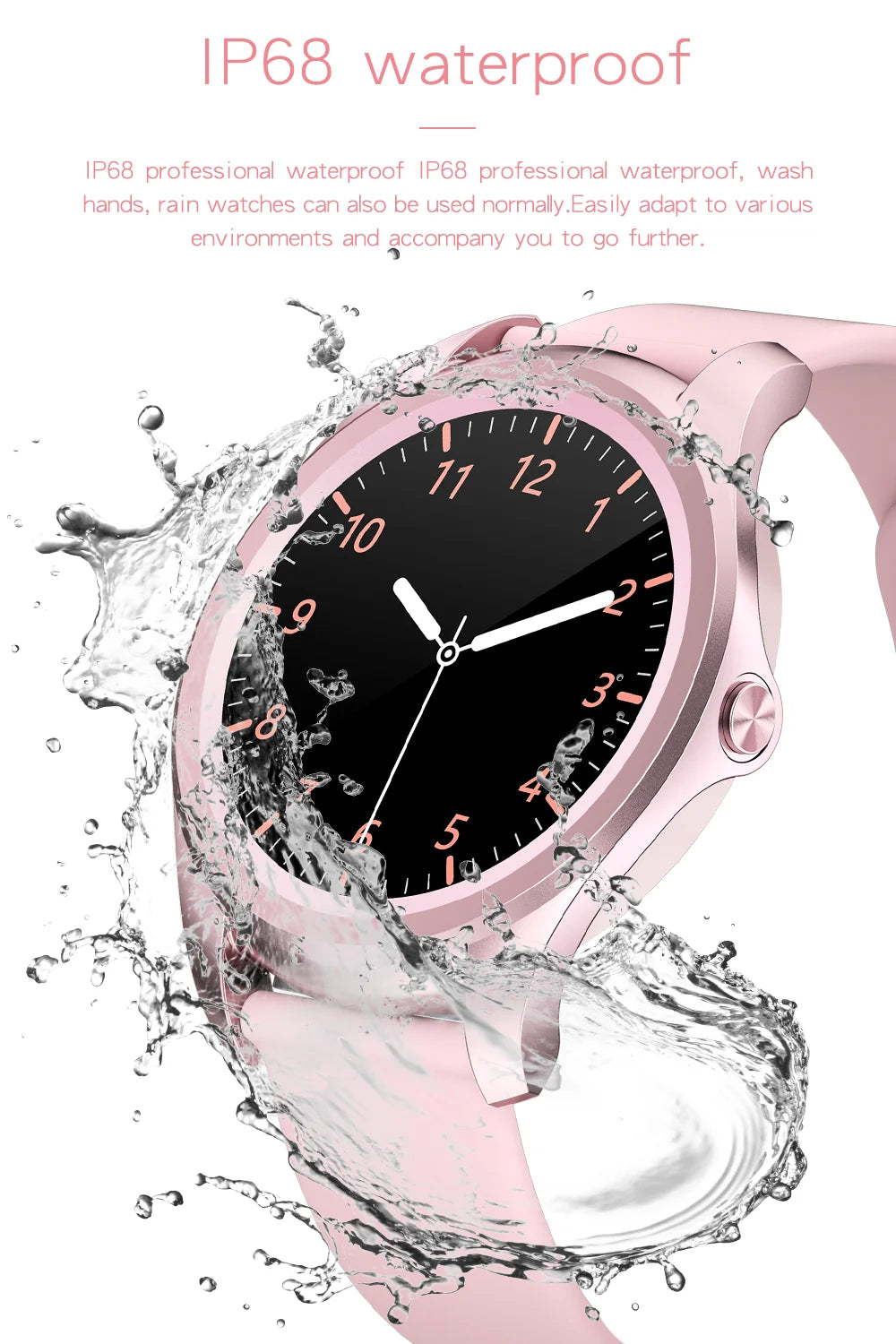 1.28‘‘ Full HD Touch Screen Smart Watch 2024 Bluetooth Call Watches For Women Health Monitor Sport Fitness Women Smartwatch