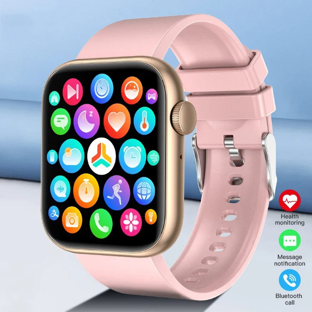 2024 Smart Watch For Women Full Touch Screen Bluetooth Call Waterproof Watches Sport Fitness Tracker Smartwatch Lady Reloj Mujer