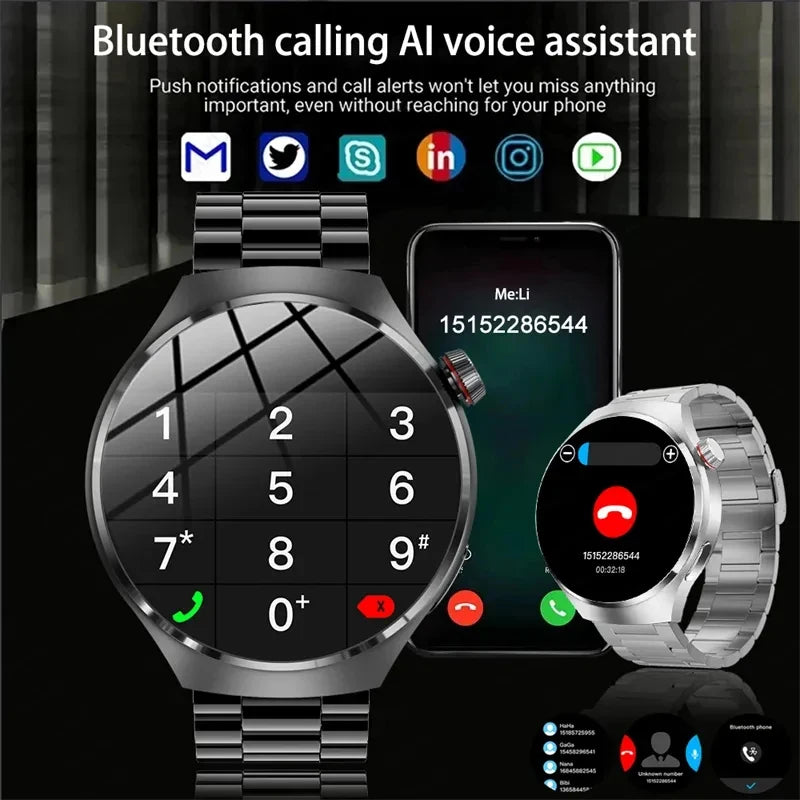 2024 New Smart Watch For Men Watches Health Amoled Bluetooth Call Ip68 Waterproof Nfc Gps trajectory sports fitness Smartwatch