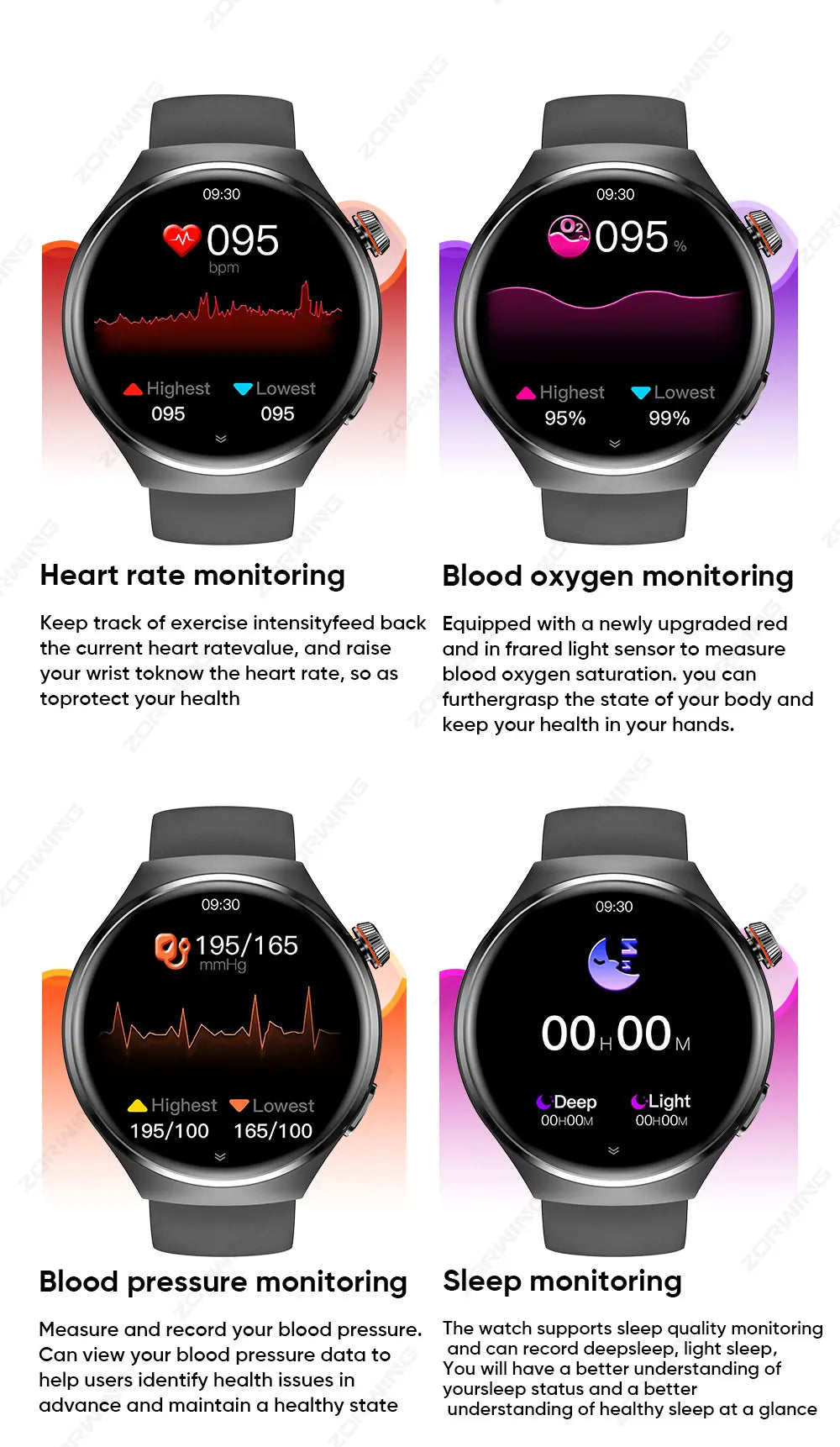 MT26 AMOLED Smart Watch Men Women Bluetooth Call Always on Display Heart rate Wireless Charging Smartwatch for Android IOS 2024