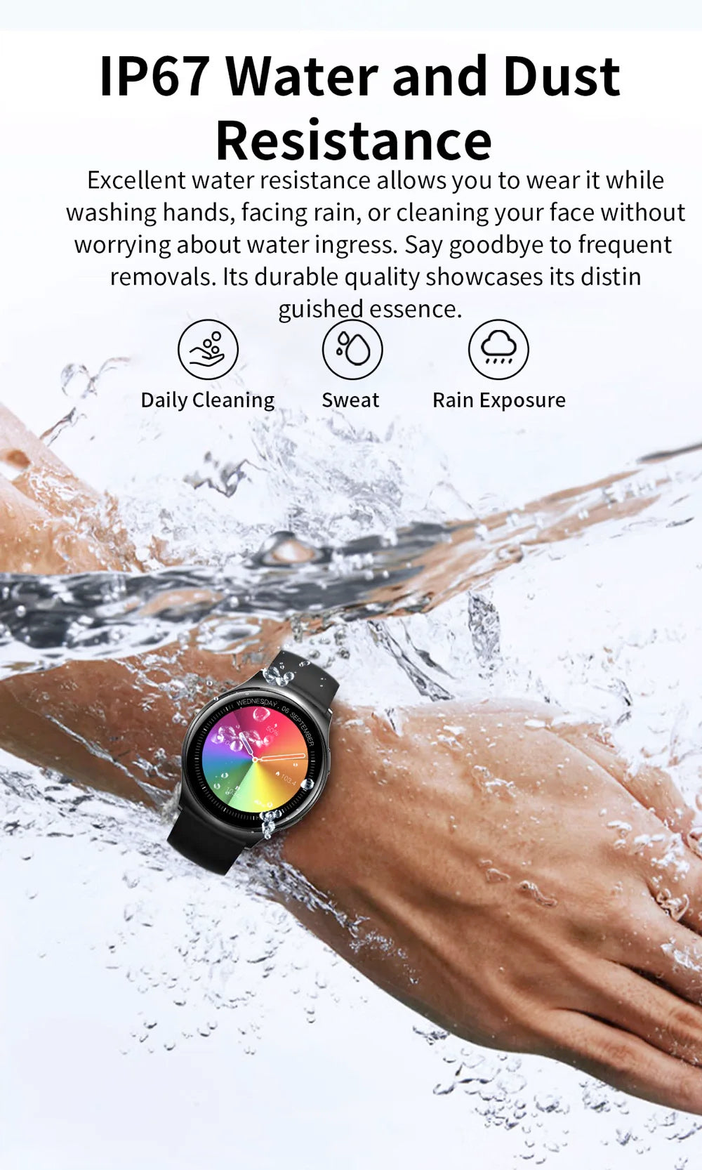 Men Women 1.43" AMOLED Screen Blue Tooth Call Smart Watch Heart Rate Waterproof 100+ Sport Modes Watches Music 2024 Smartwatch