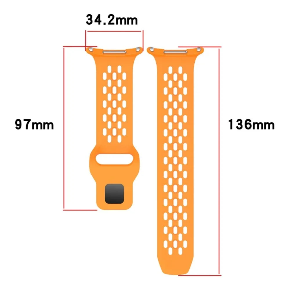 Breathable Silicone Strap for Samsung Galaxy Watch 7Ultra 47mm Sport Bracelet Watchband for Samsung Galaxy Watch Ultra 47mm Band