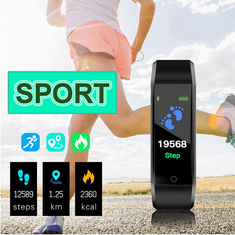 Waterproof Smartwatch Kids Smart Watch Children Fitness Tracker For Girls Boys Smart Clock Heart Rate Monitor Children Smartband