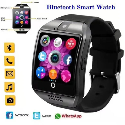 Men and Women's Smartwatch, Bluetooth Bracelet, Camera, Touch Screen, Compatible with TF SIM Card, Android, 2024