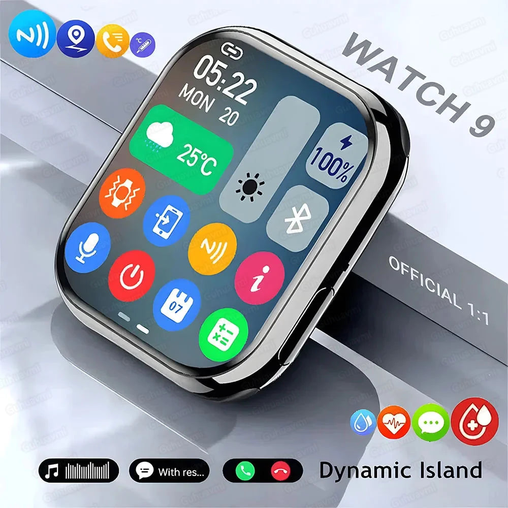 2024 Smart Watch 9 Mini Men Ultra Series 9 NFC Always On Display Heart Rate BT Call Waterproof Women Smartwatch For Android IOS