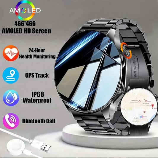 2024 New For Huawei Original GT4 Pro Men Smartwatch Bluetooth Call GPS Track NFC Compass IP68 Waterproof Track Men Smartwatch