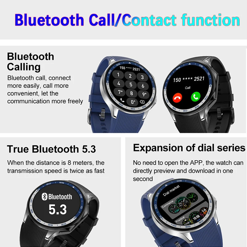 2024 New For OPPO Watch X Smart Watch Men 4G Memory MP4 Music Video 3D Bluetooth Call SmartWatches For HUAWEI IOS TWS Earphones