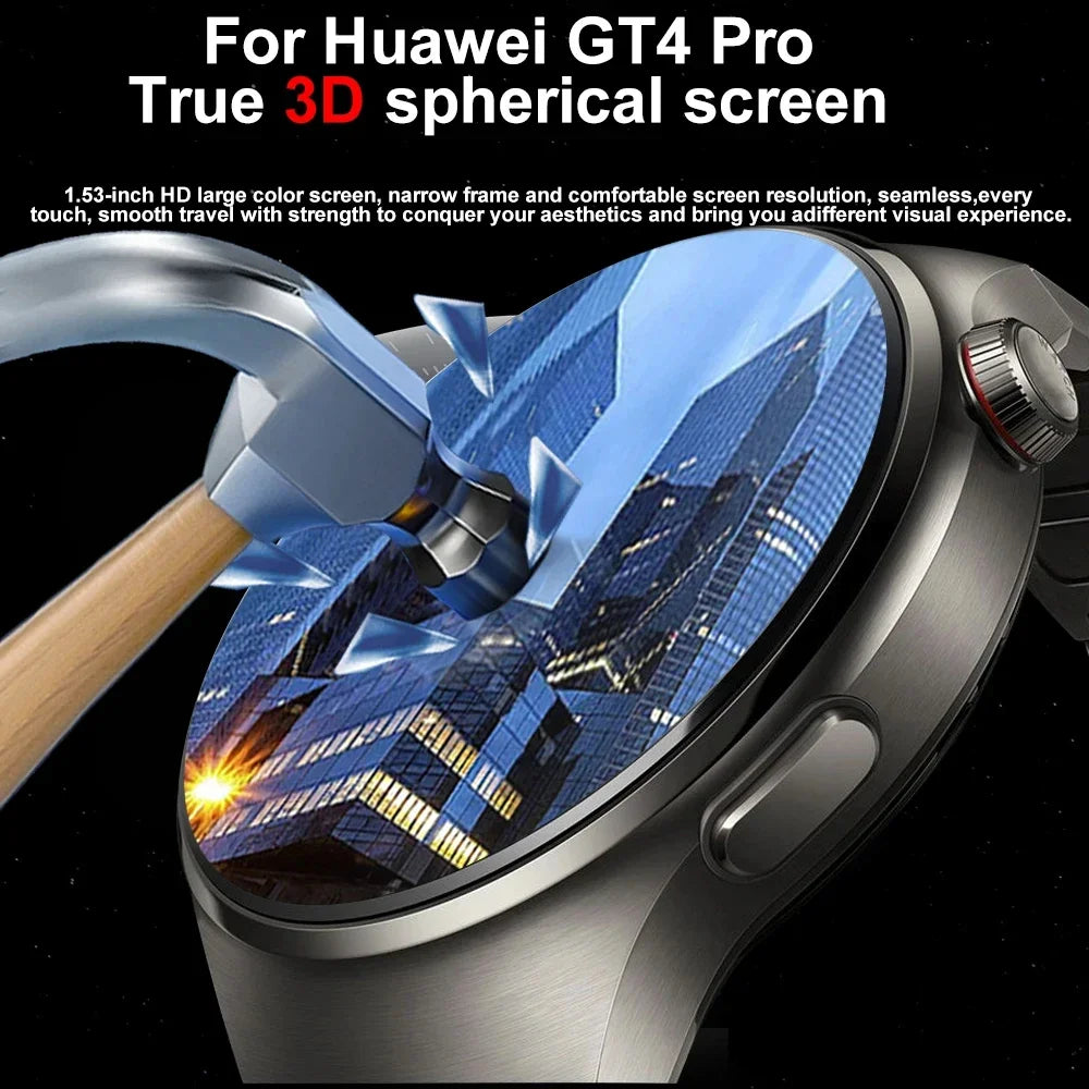 2024 For Huawei Watch 4 Pro NFC Smartwatchs Men  AMOLED HD Screen Heart Rate Bluetooth Call IP68 Waterproof Original smart watch