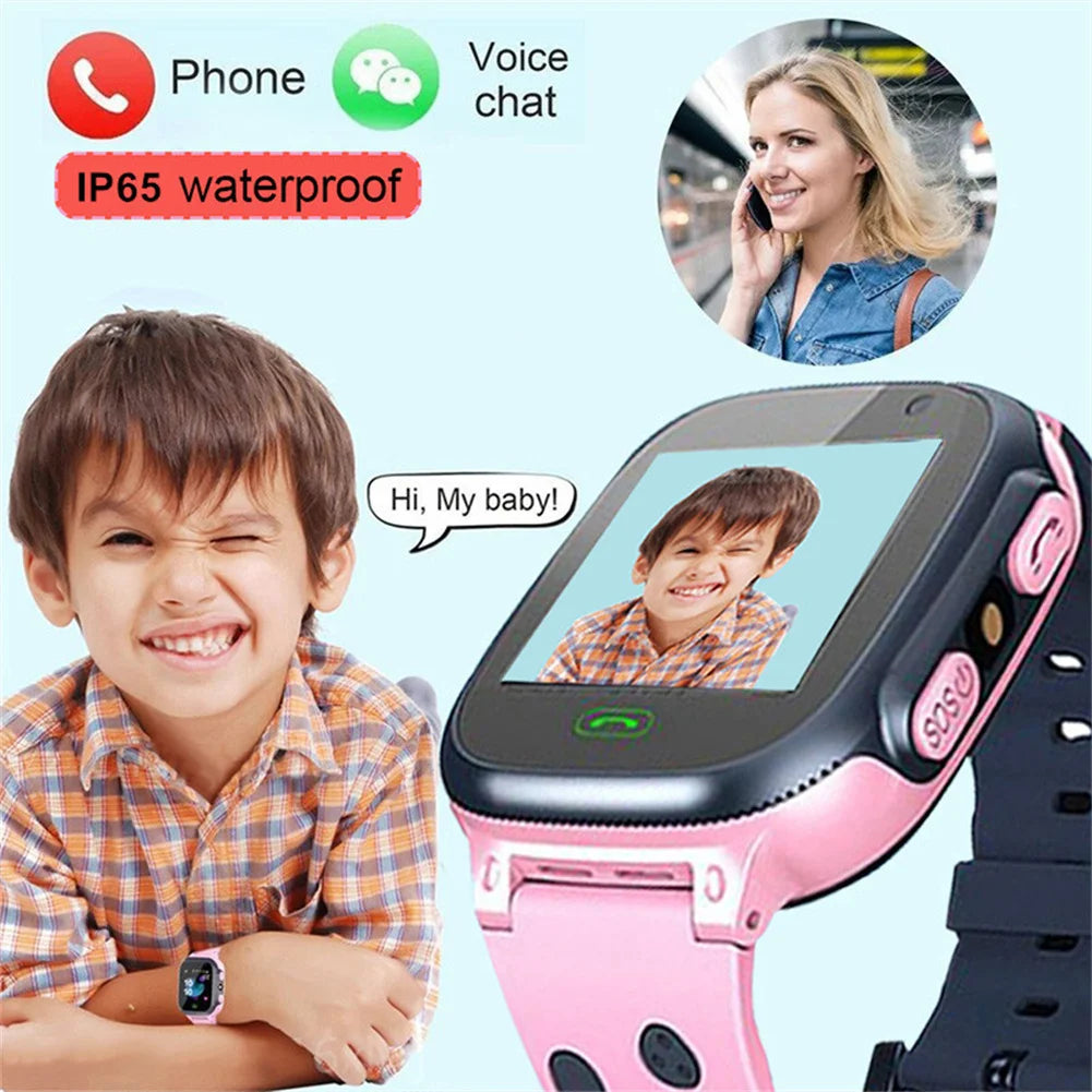 S1 Kids Smart Watch Sim Card Call Smartphone With Light Touch-screen Waterproof Watches English Version