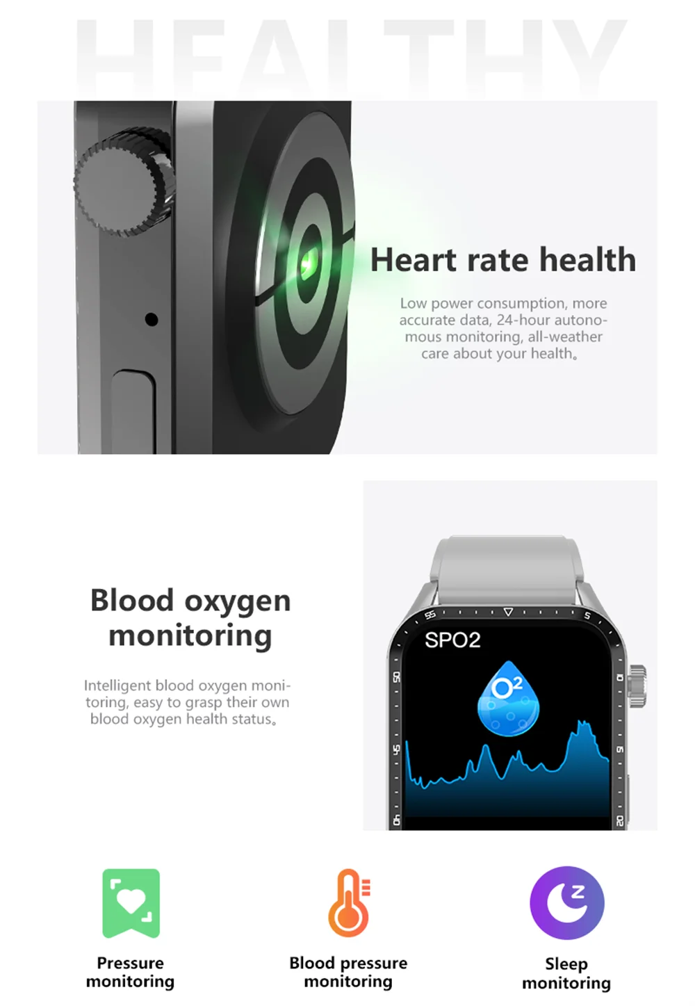 2024 New 2.01 Inch Heart Rate Sports Smart Watch Wireless Charge Voice Assistant Men Watches Music Play NFC Women Smartwatch