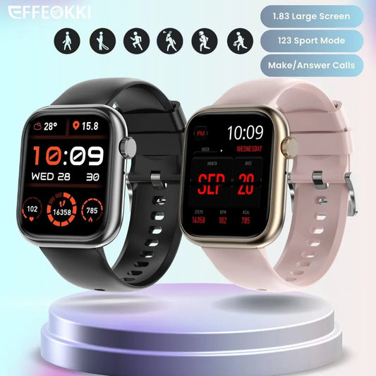 Women High-End Men's Smartwatch Fitness Watches For Men Smart Watch 2024 1.83 Inch/Make Answer Call/123 Sports Modes