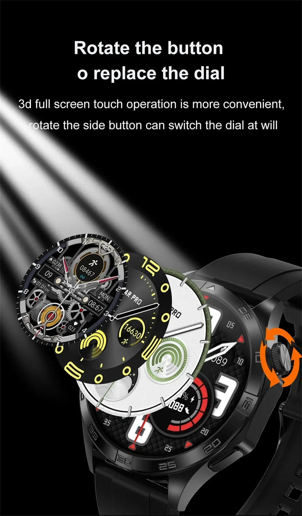 2024 DT5 Mate Sport Watch Smartwatch 1.5" Screen NFC Bluetooth Call Waterproof Wristwatch for Android IOS Men Hombre Women Lady