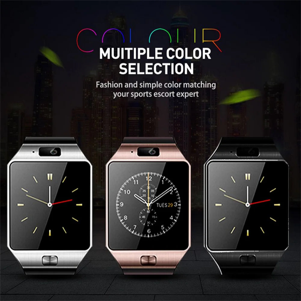 DZ09 Smart Watch Sleep Monitor 1.56" HD Color Screen Built-in Sports Modes Smartwatch Fitness Tracker