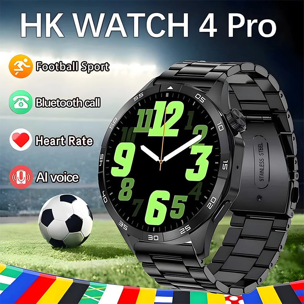 2024 New Original for Huawei Watch 4 Max Men Smart Watch 100+ Sports Mode Green Football Sport Tracker AMOLED BT Call smartwatch