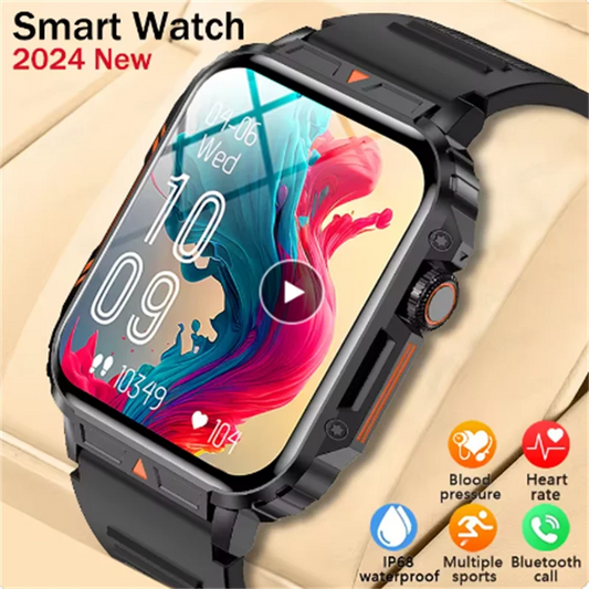 2024 New For Xiaomi Smart Watch Men Bluetooth Call AI Voice Multiple Sport smartwatch Blood Pressure Heart Rate PPG Health Clock