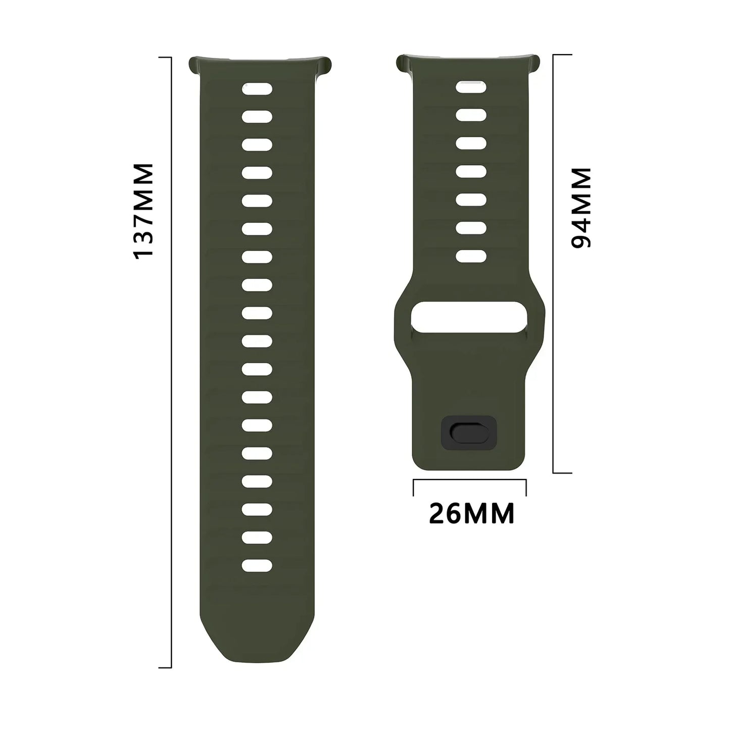 Soft Silicone Band For Samsung Galaxy Watch Ultra 47mm Women Men Sport Watchband For Samsung Watch 7 Ultra 47mm Strap Bracelet