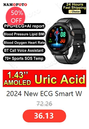 2024 New Smart Watch Strong Flashlight 3ATM Waterproof Clock Men Outdoor Sports Wristwatch BP HR Bluetooth Call SOS Smartwatch