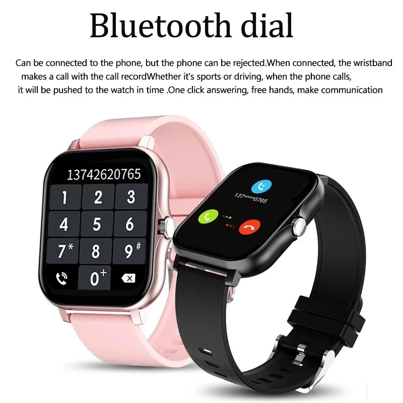 2023 Smart Watch Women Bluetooth Call Watch Fitness Tracker Waterproof Sport Smart Clock Fashion Ladies Men Smartwatch Woman