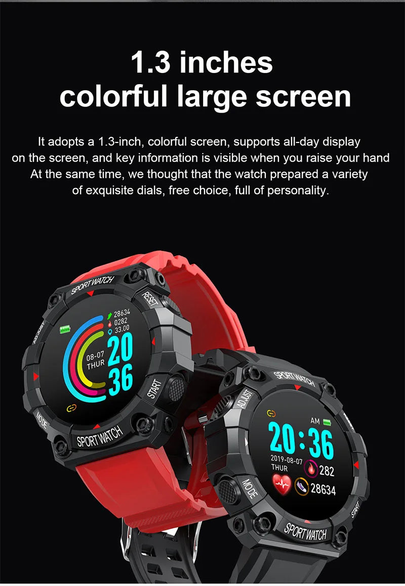 FD68S New Smart Watch Men Women Bluetooth Smartwatch Touch Smart Bracelet Fitness Bracelet Connected Watches for IOS Android