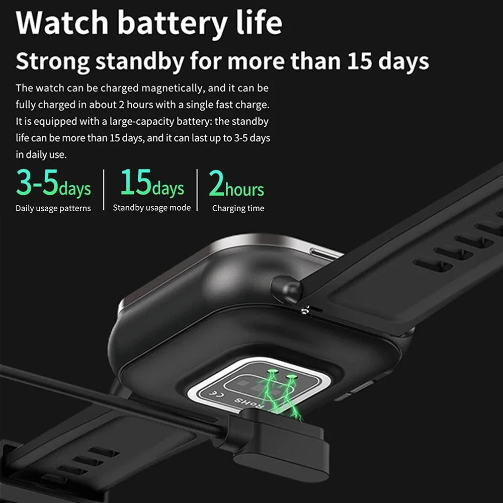 D8 NFC Smart Watch Bracelet 2 in 1 TWS Wireless Earbuds 2.01Inch Heart Rate Blood Pressure Sports Waterproof Smartwatch 2024 New