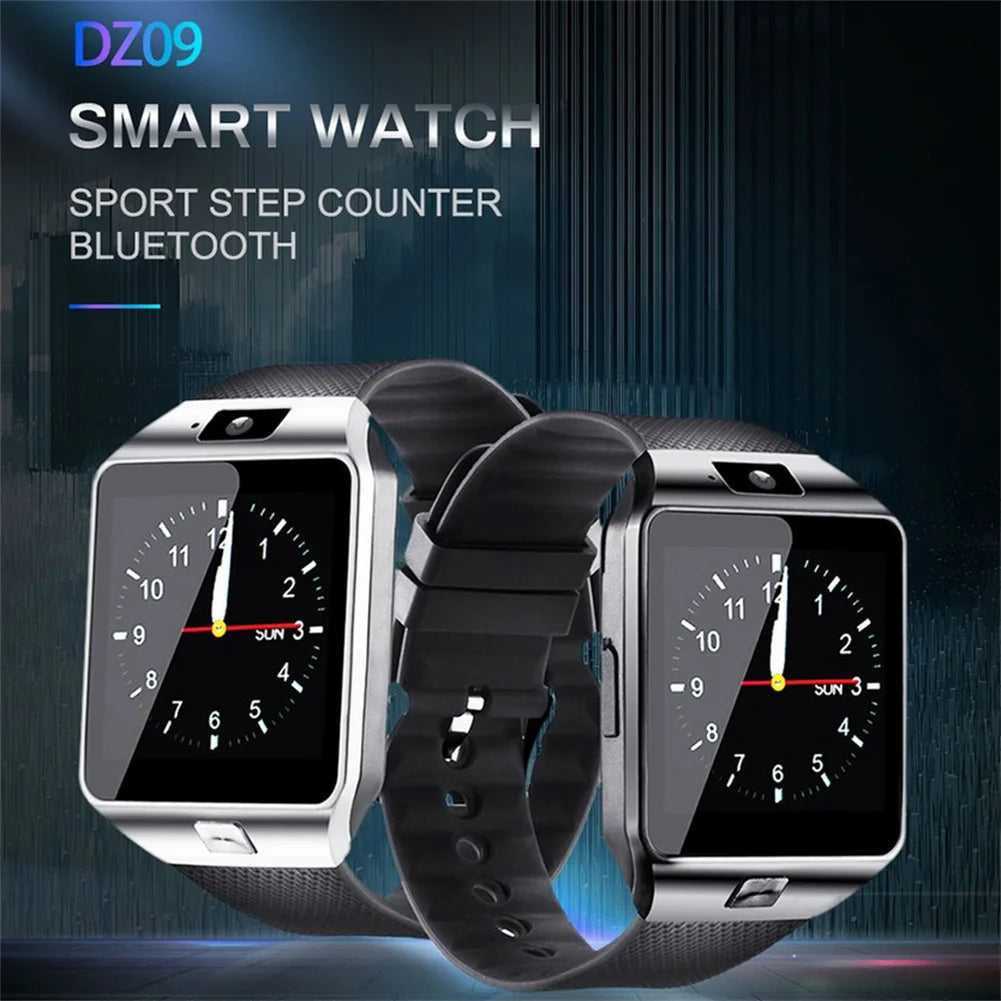 DZ09 Smart Watch Sleep Monitor 1.56" HD Color Screen Built-in Sports Modes Smartwatch Fitness Tracker Life Sleep Monitor