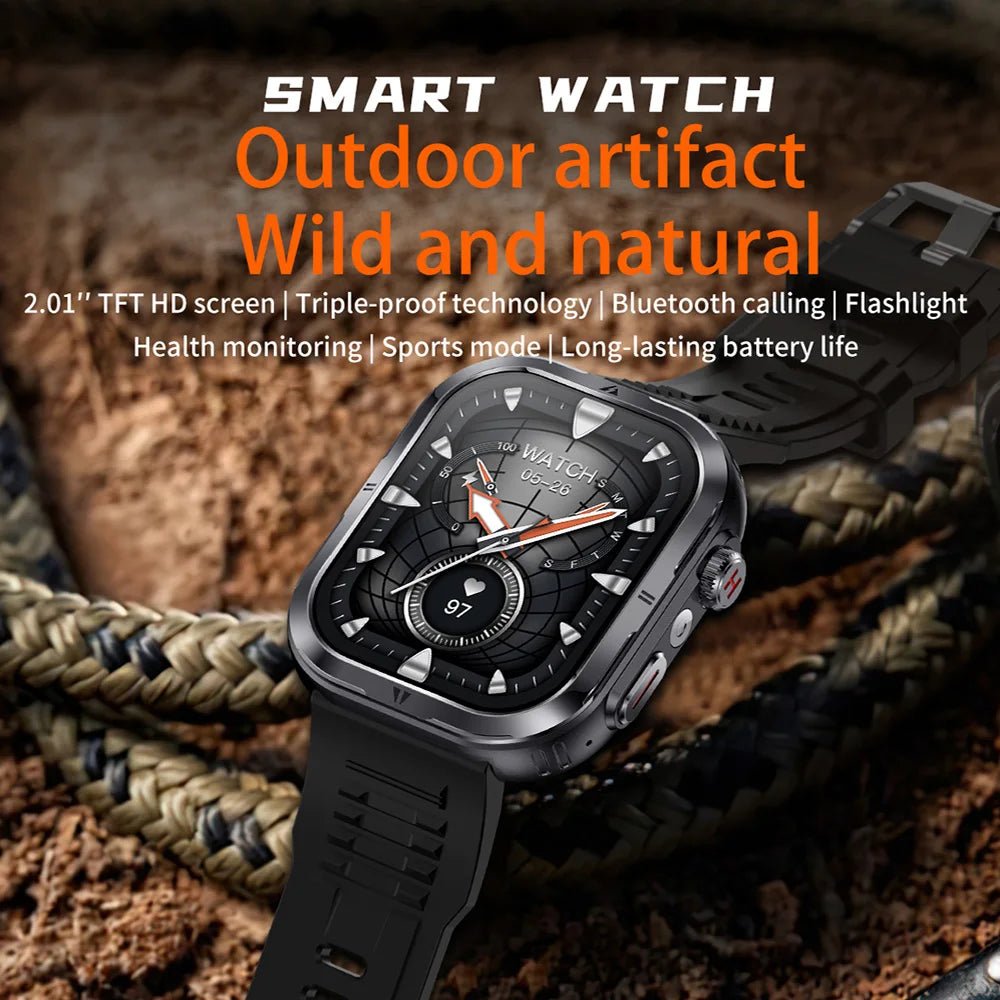 Original Smart Watch 2024 Bluetooth Call Sport Watches for Men Alarm Clock Smartwatch Fitness Tracker for Xiaomi Huawei Android