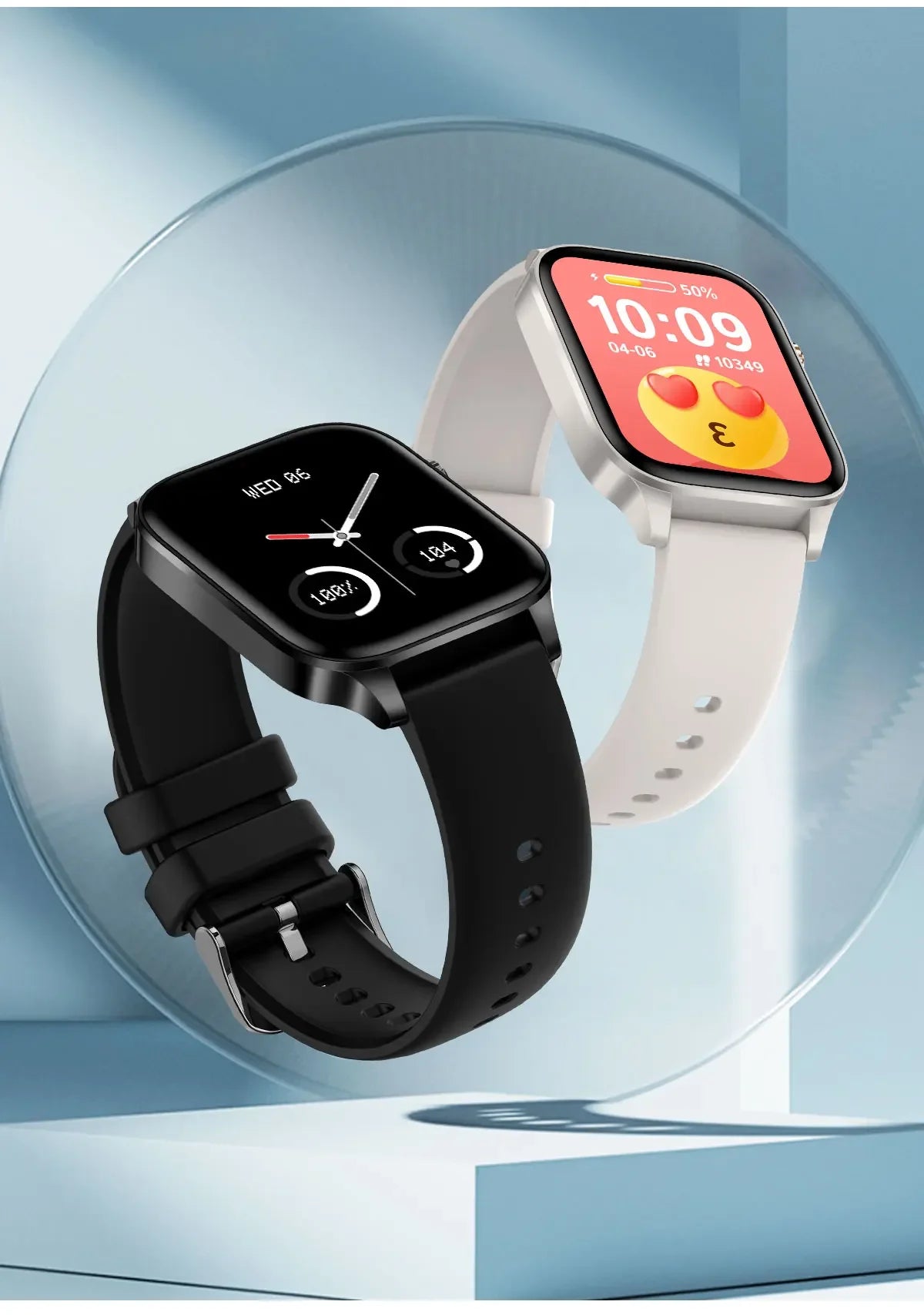 2024 Smart Watch Android Phone 1.85 Inch Color Screen Bluetooth Call Blood Oxygen/Pressure Monitoring Smartwatch Women Men