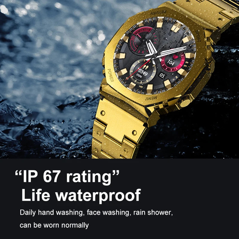 High-end Men's Smartwatch LEFYR AW51 Smart Watch 2024 Men Original Copy Brand Fitness Bluetooth Call Voice Connected pk gtr 4