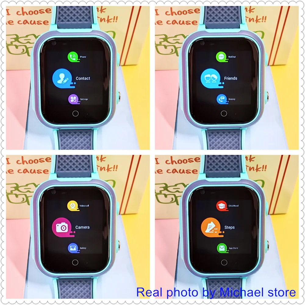 LT21 4G Smart Watch Kids GPS WIFI Video Call SOS IP67 Waterproof Child Smartwatch Camera Monitor Tracker Location Phone Watch