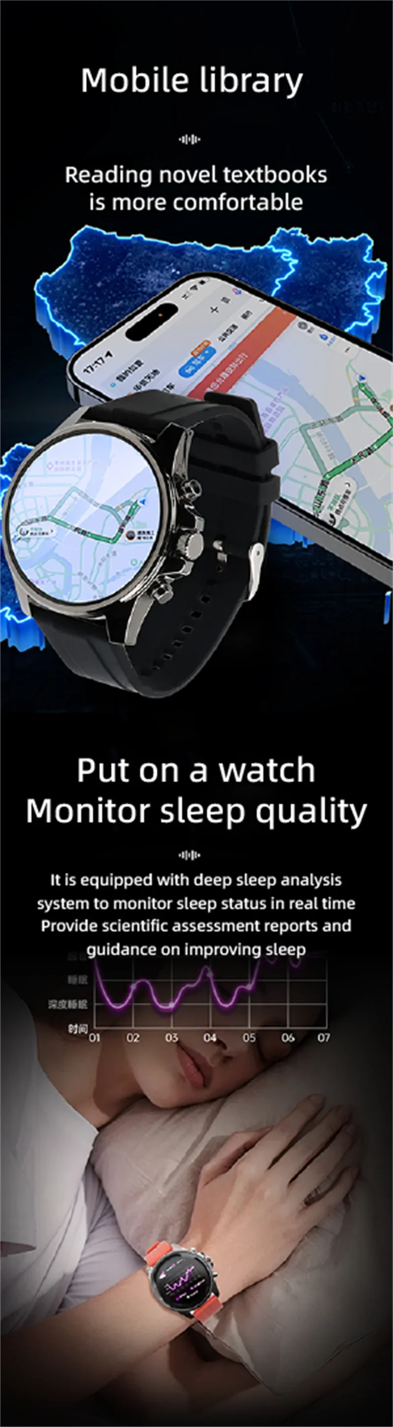 2024 Hello W1 Amoled HD Bluetooth Call Smartwatch Men Sports Heart Monitor 1GB Local Music 400mAh Smart Watch for Android IOS