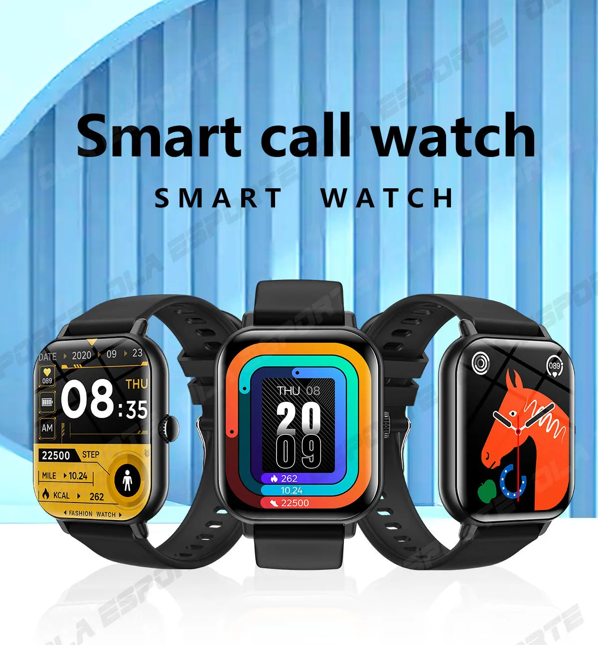 2024 NEW SmartWatch 1.44" Color Screen Full Touch Custom Dial Smart Watch Women Bluetooth Call Smart Watch Men for Android IOS