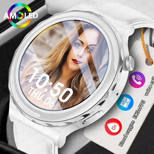 2024 New Fashion Women Smart Watch Heart Rate Blood Oxygen Exercise Fitness Watches Bluetooth Call Waterproof Smartwatch Women