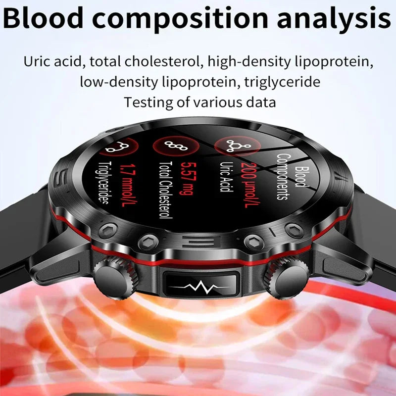 ET482 ECG Smart Watch Men Health Monitoring IP68 Waterproof Smartwatch Women Fitness Tracker Voice Assistant Bracelet 2024