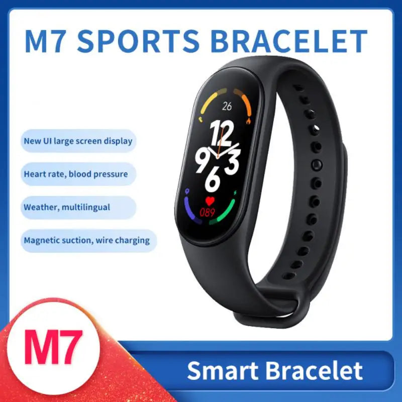 M7 Pedometer Men Women Smartband M7 Heart Rate Smartwatch Fitness Tracker Blood Pressure Sport Smart Bracelet For Mi Band 7