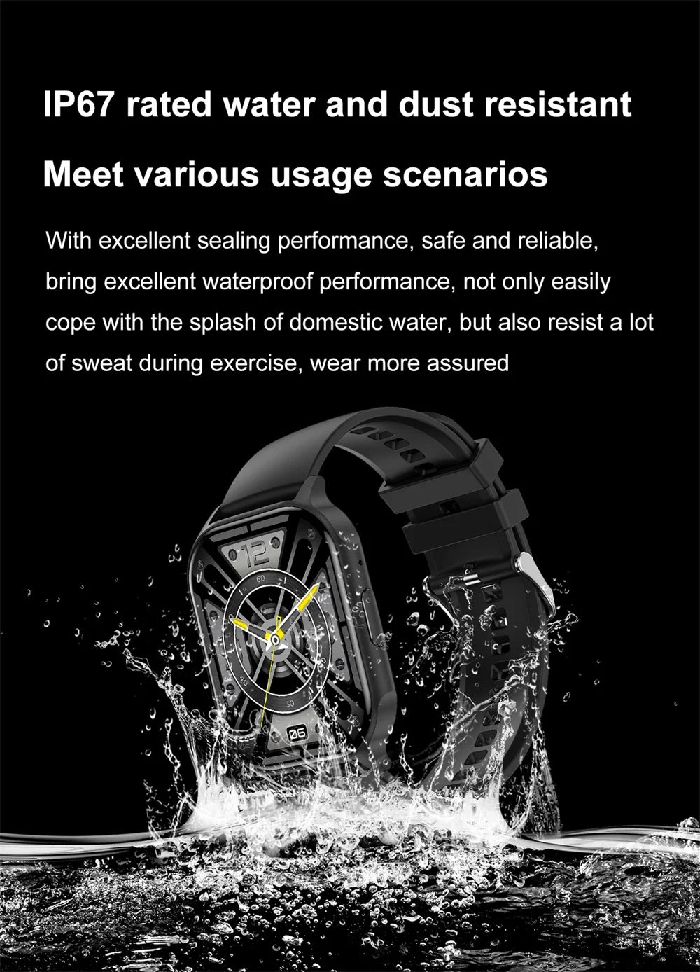 2024 New 2.04" AMOLED HD Screen Blue Tooth Call Smart Watch Sports Fitness Heart Rate Men Women NFC Music Waterproof Smartwatch