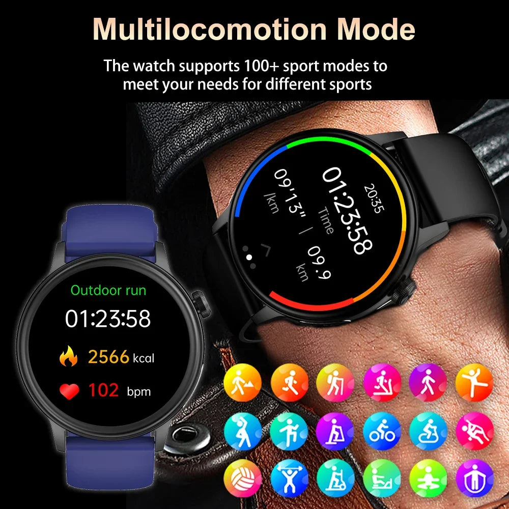 2024 ET470 Medical Grade ECG PPG New Smart Watch Wristwatch Men Women Bracelet BP HRV Sports Health Smartwatch