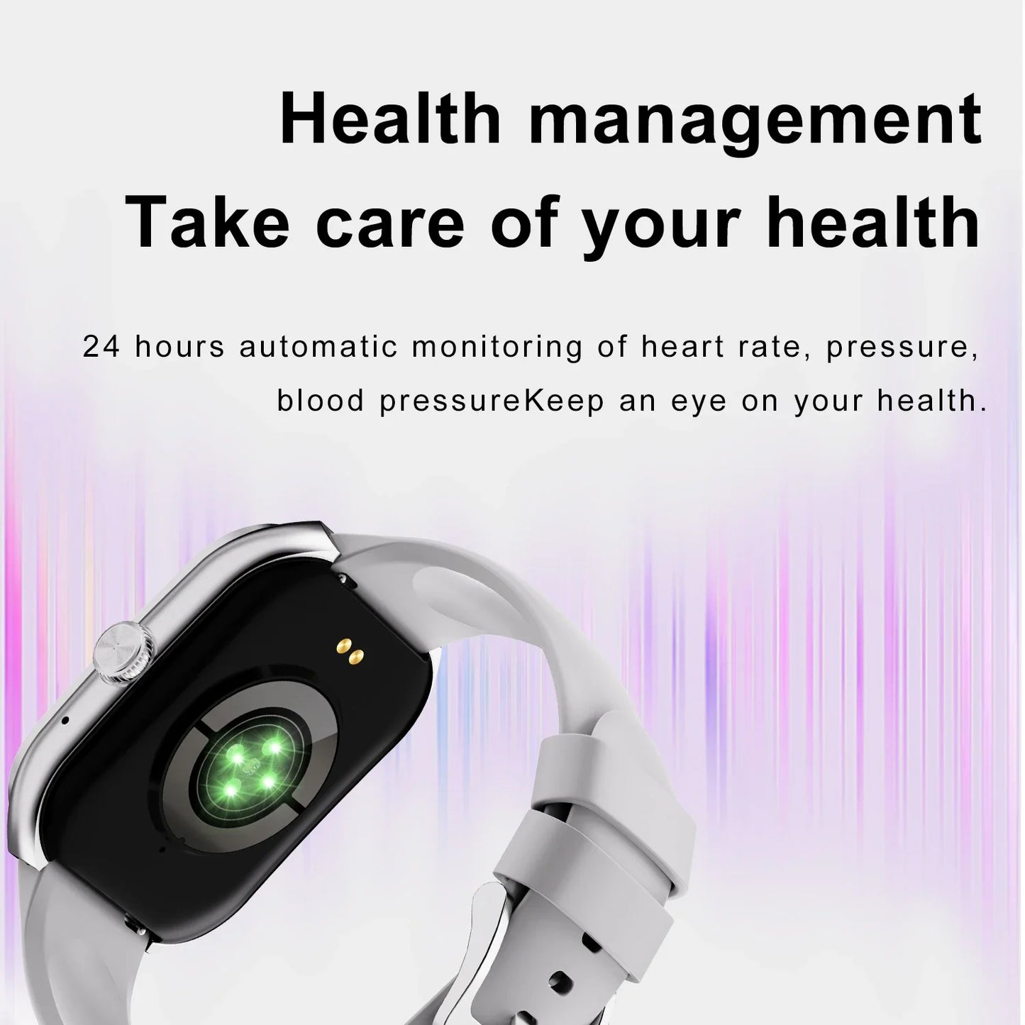 2024 New NFC Smart Watch Man AMOLED HD Screen Heart Rate Blood Sugar GPS Sports Bluetooth Call IP68 Waterproof SmartWatch Woman